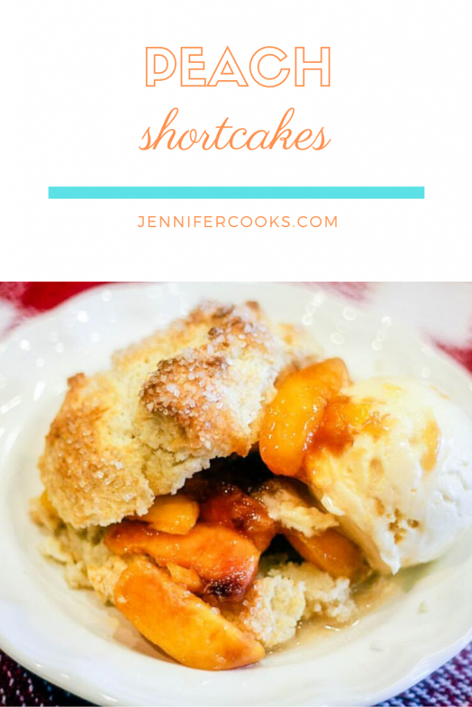 Peach Shortcakes Pin | JenniferCooks.com