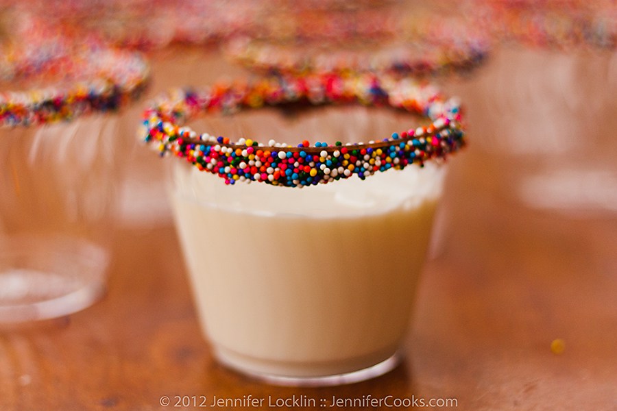 Sprinkle Dipped Cups | Jennifer Cooks