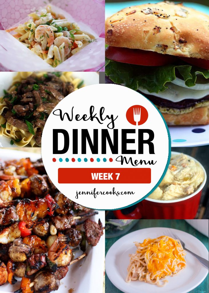 Weekly Dinner Menu: Week 7