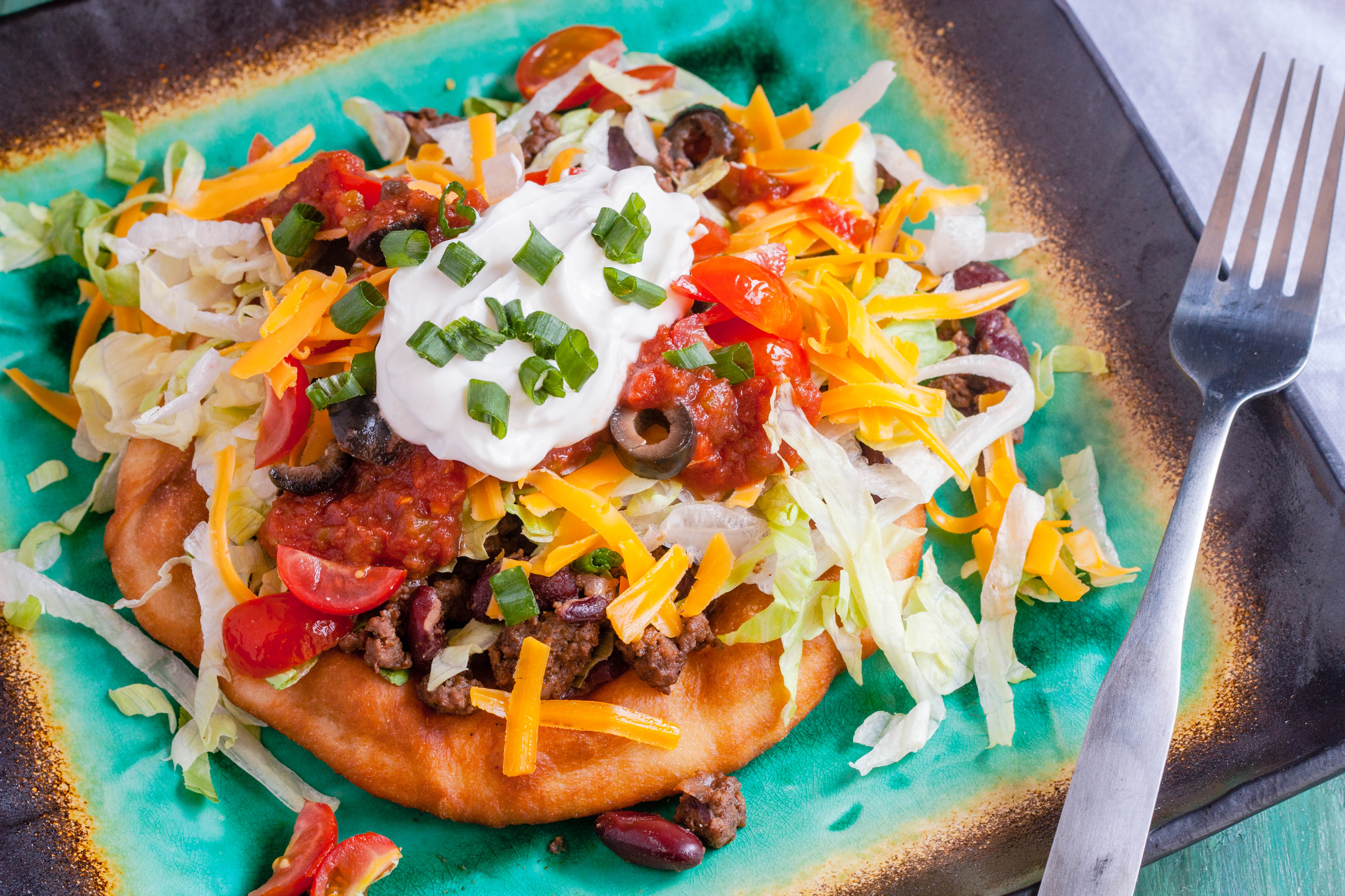 Indian Fry Bread Tacos | Jennifer Cooks