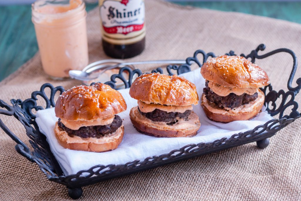 Pretzel Roll Sliders with Pub Style Beer Cheese | Jennifer Cooks