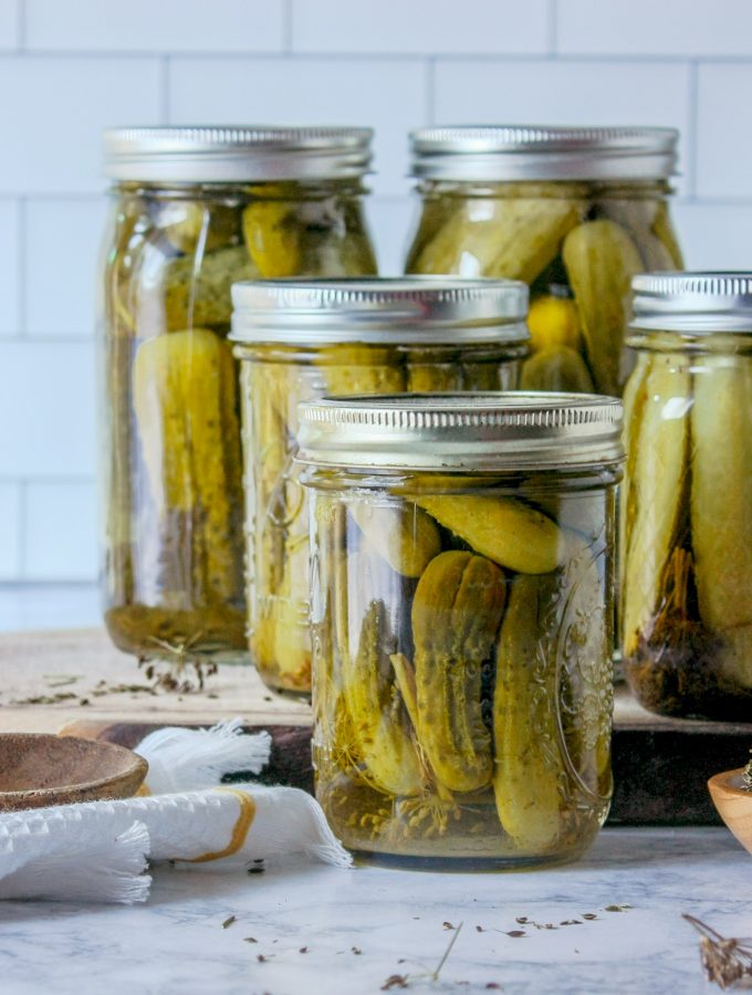 Dill Pickles Recipe | JenniferCooks.com