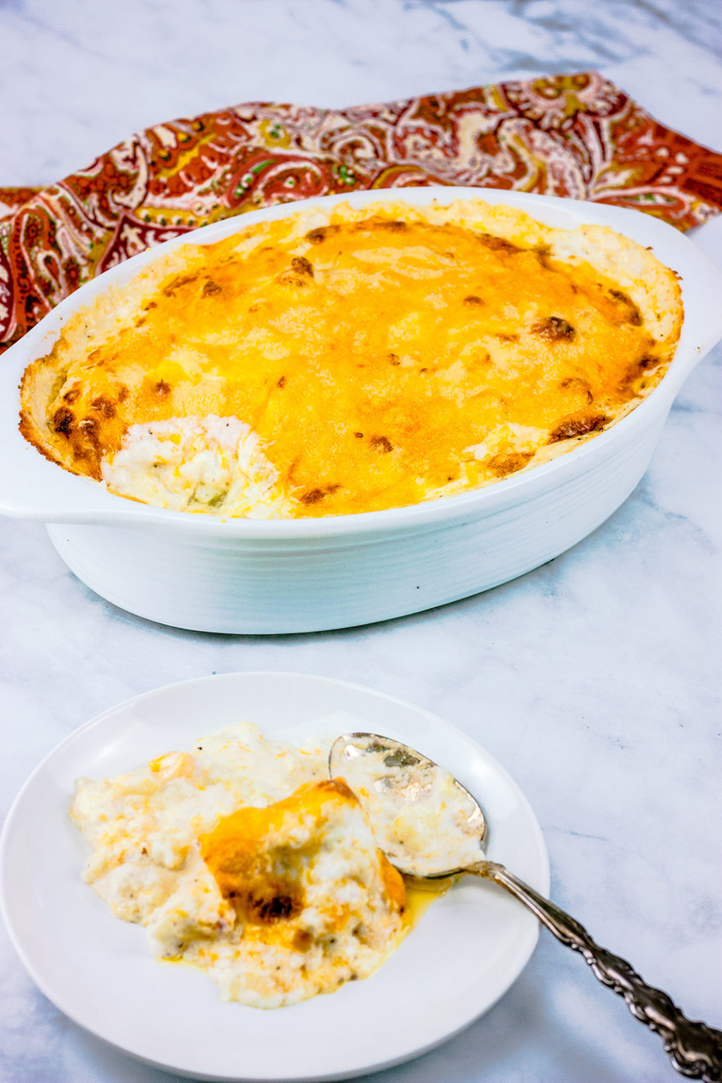 Creamy Cauliflower Au Gratin | Jennifer Cooks