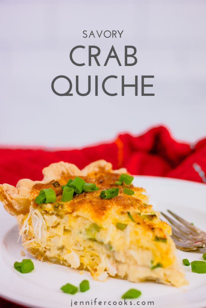 Crab Quiche | JenniferCooks.com