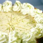 Key Lime Cheesecake sliced