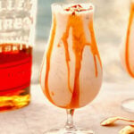 Boozy Salted Caramel Bourbon Milkshakes