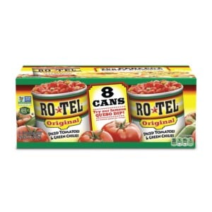 Ro-Tel Diced Tomatoes & Green Chilies (10 Ounce, 8 Count) (2 Pack) on Amazon