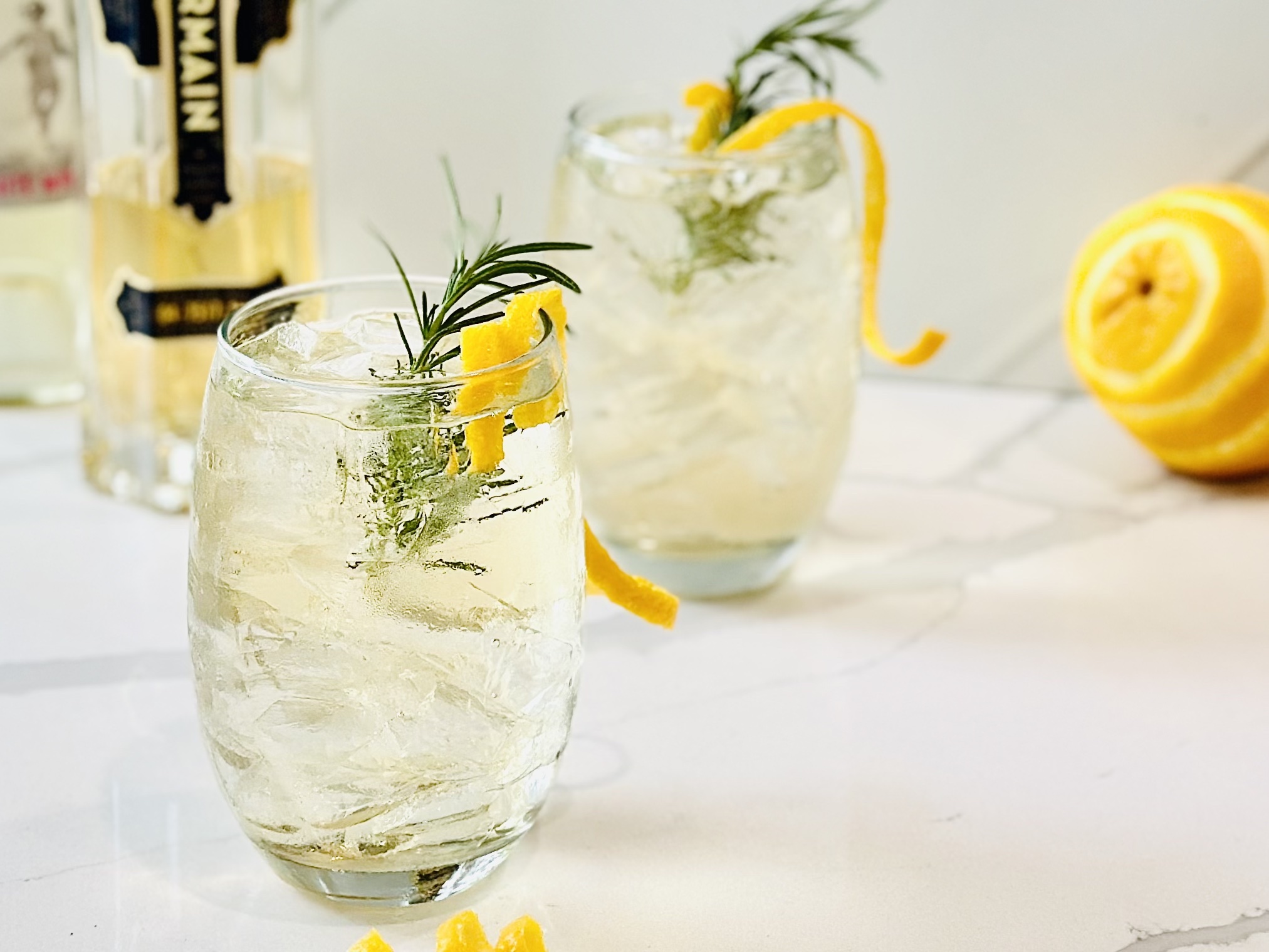 Light And Refreshing Elderflower Spritz With St Germain