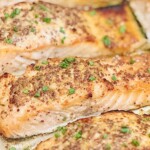 Honey Mustard Salmon on Jennifer Cooks