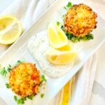 Easy Maryland Crab Cakes with Lemon Dill Sauce on Jennifer Cooks