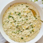 Creamy Fresh Corn Risotto on Jennifer Cooks