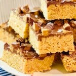 Reese's Peanut Butter Cup Rice Krispie Treats on Jennifer Cooks