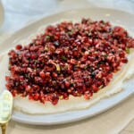 Cranberry Pomegranate Jalapeño Dip with Cream Cheese
