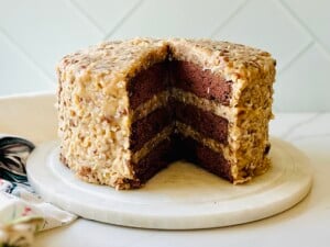 Homemade German Chocolate Cake