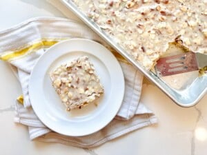 White Texas Sheet Cake