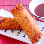 Pork Egg Rolls with Sweet and Sour Sauce