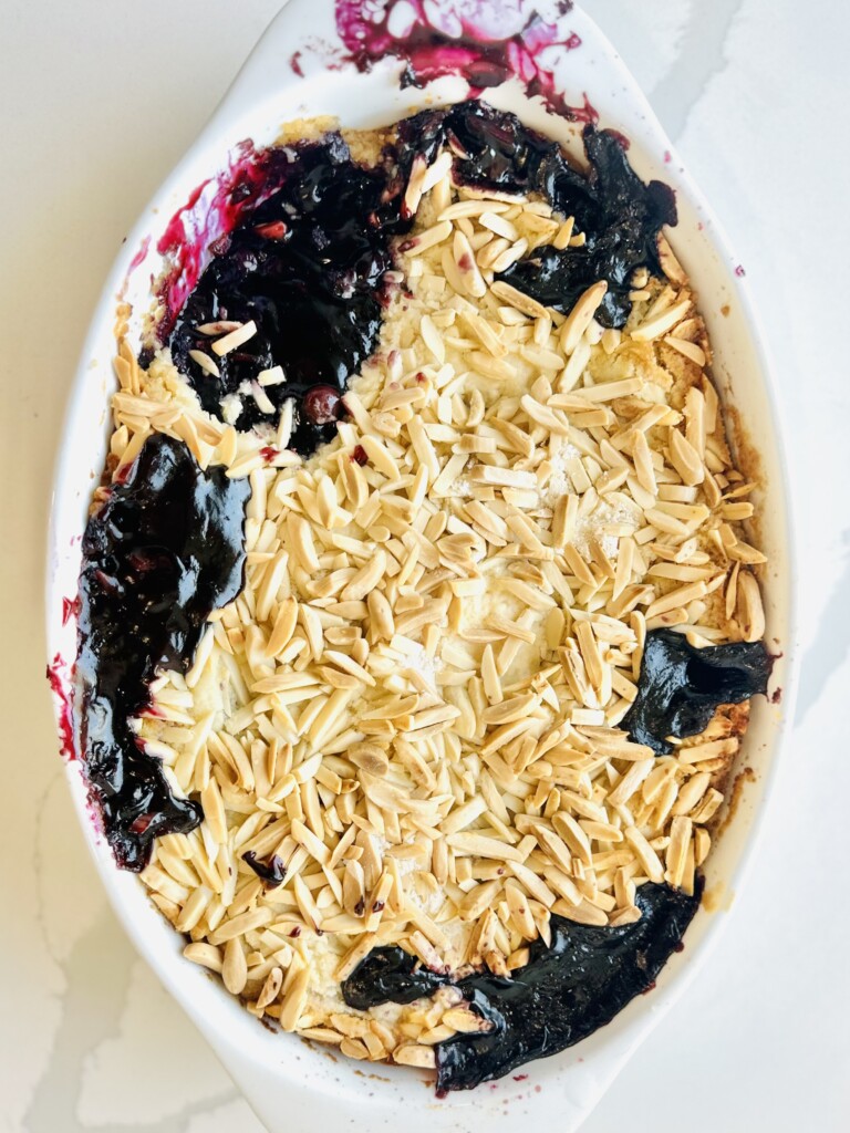 Easy Blueberry Dump Cake Using Blueberry Pie Filling