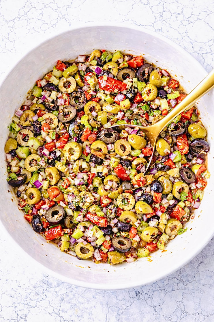 Authentic Muffuletta Olive Salad Recipe
