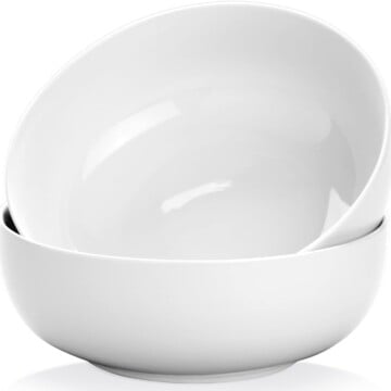 Large White Serving Bowl