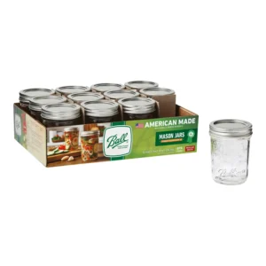 Ball Glass Mason Jar Half Pint Jars