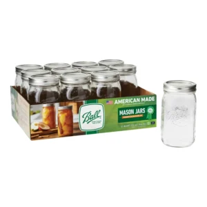 Ball Wide Mouth Quart Mason Jars